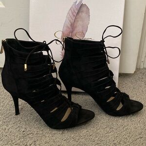 Jessica Simpson Mahiri Lace-Up Heels